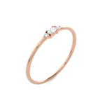 1/15 ctw Round Lab Grown Diamond Ring