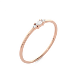 1/15 ctw Round Lab Grown Diamond Ring