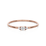 1/15 ctw Round Lab Grown Diamond Ring