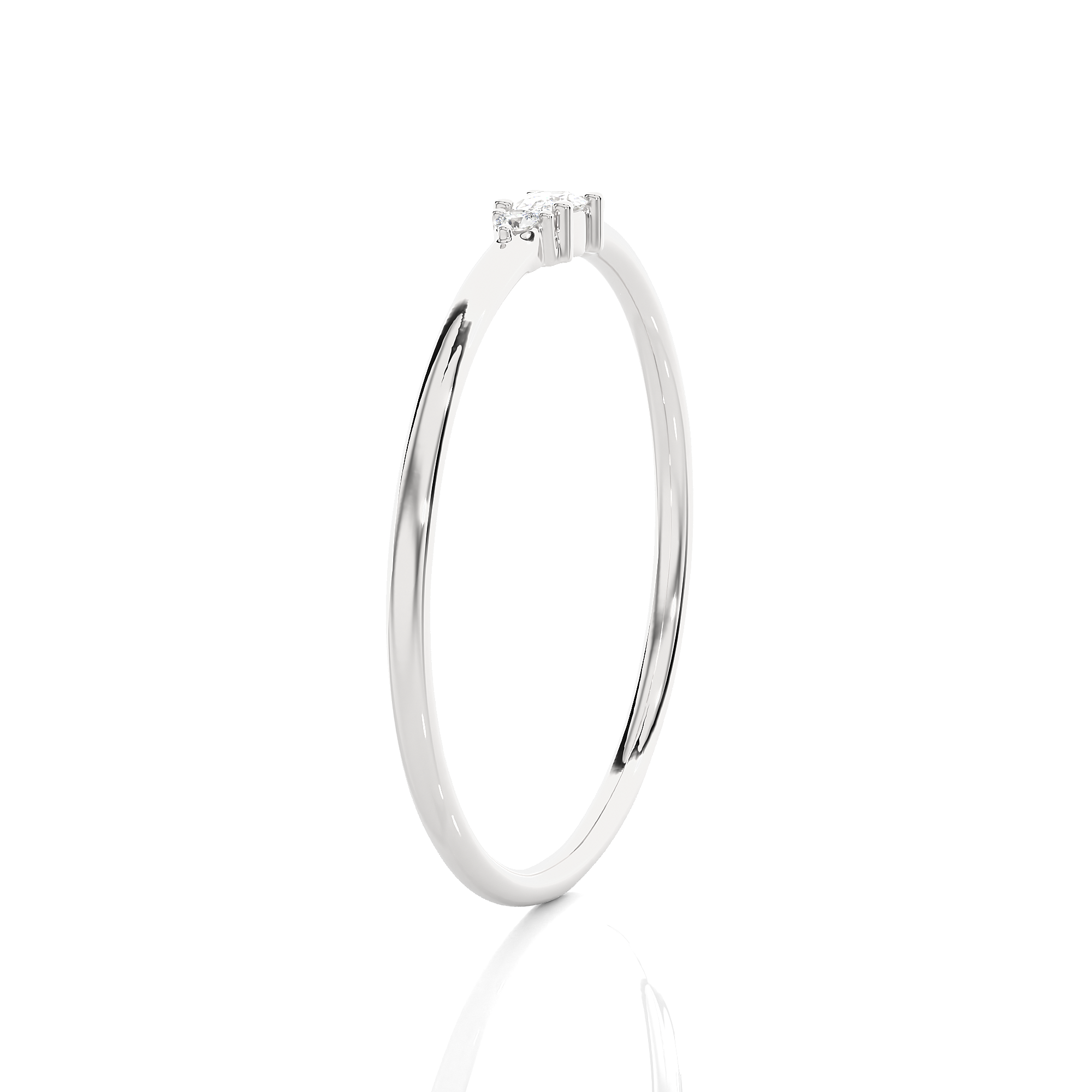 1/15 ctw Round Lab Grown Diamond Ring