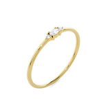 1/15 ctw Round Lab Grown Diamond Ring