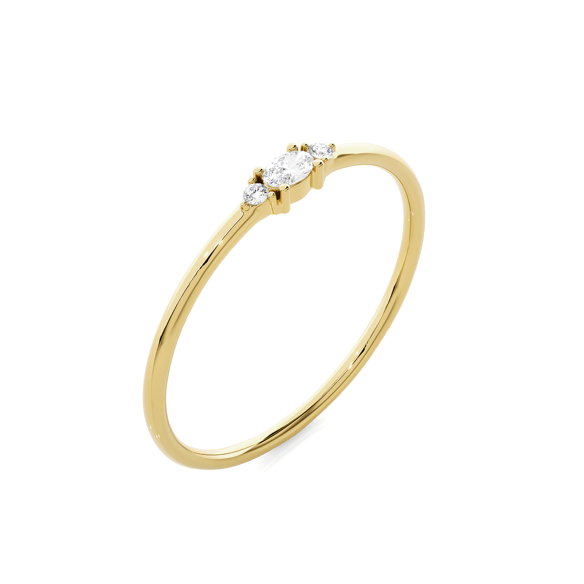 1/15 ctw Round Lab Grown Diamond Ring