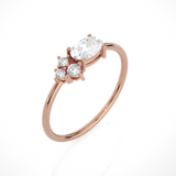 5/8 ctw Round Lab Grown Diamond Ring