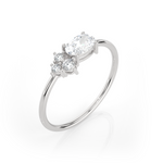 5/8 ctw Round Lab Grown Diamond Ring