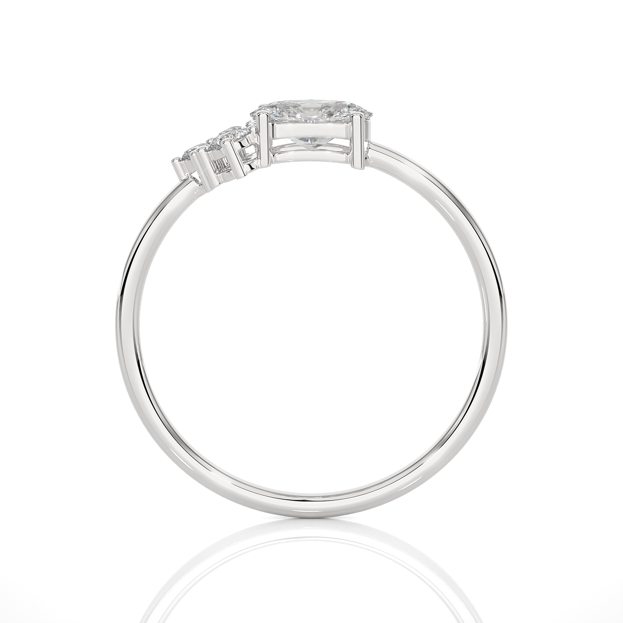5/8 ctw Round Lab Grown Diamond Ring