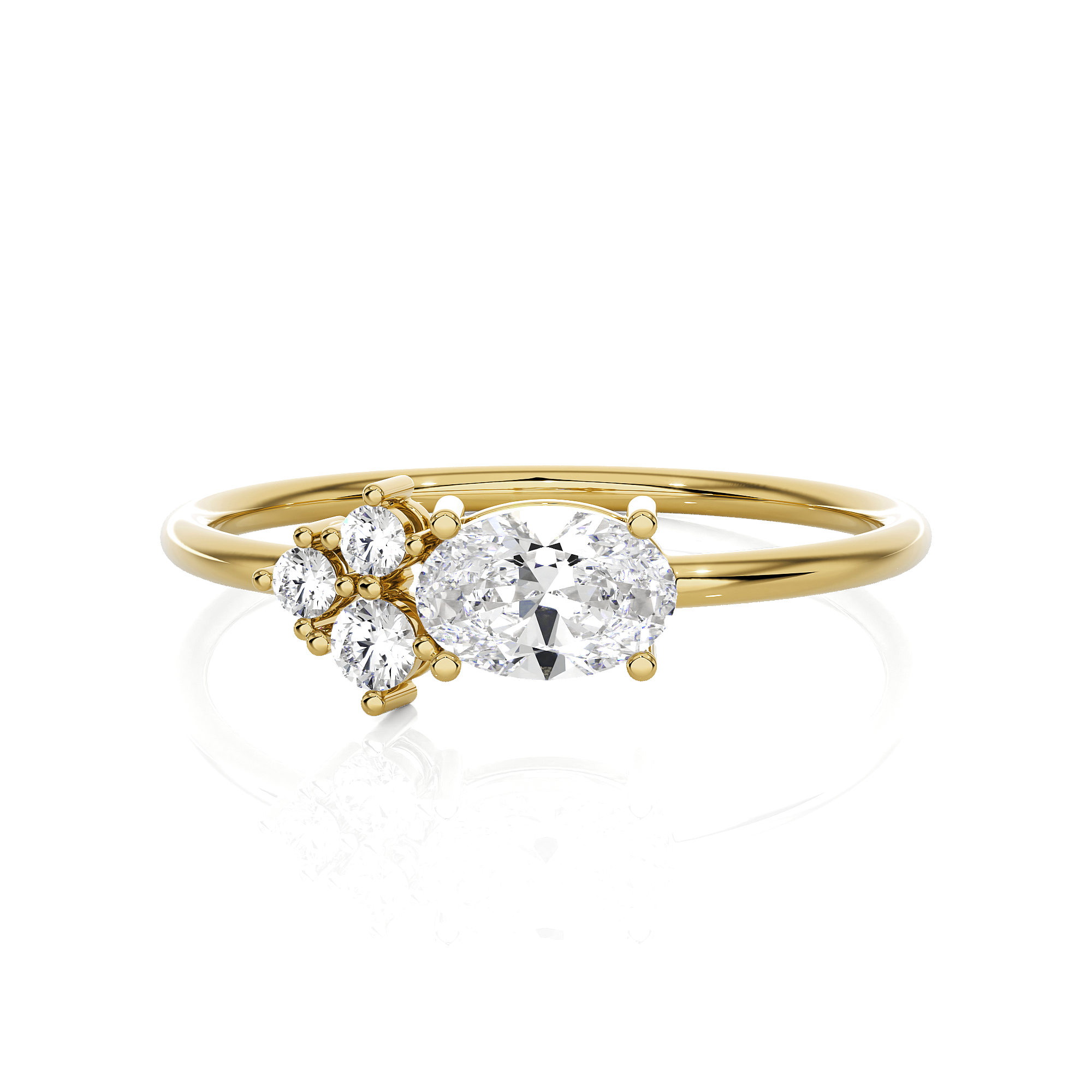 5/8 ctw Round Lab Grown Diamond Ring