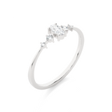 1/5 ctw Round Lab Grown Diamond Ring