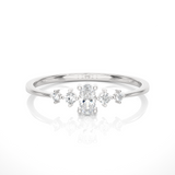 1/5 ctw Round Lab Grown Diamond Ring