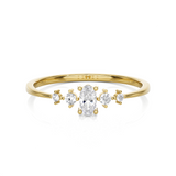 1/5 ctw Round Lab Grown Diamond Ring