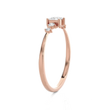 1/4 ctw Round Lab Grown Diamond Ring