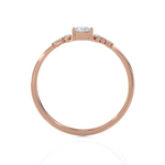 1/4 ctw Round Lab Grown Diamond Ring