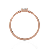 1/4 ctw Round Lab Grown Diamond Ring