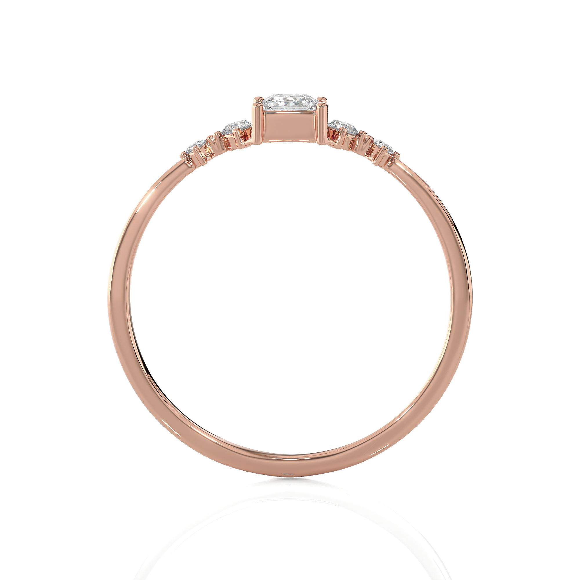 1/4 ctw Round Lab Grown Diamond Ring