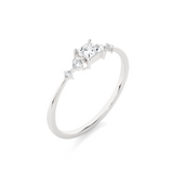 1/4 ctw Round Lab Grown Diamond Ring