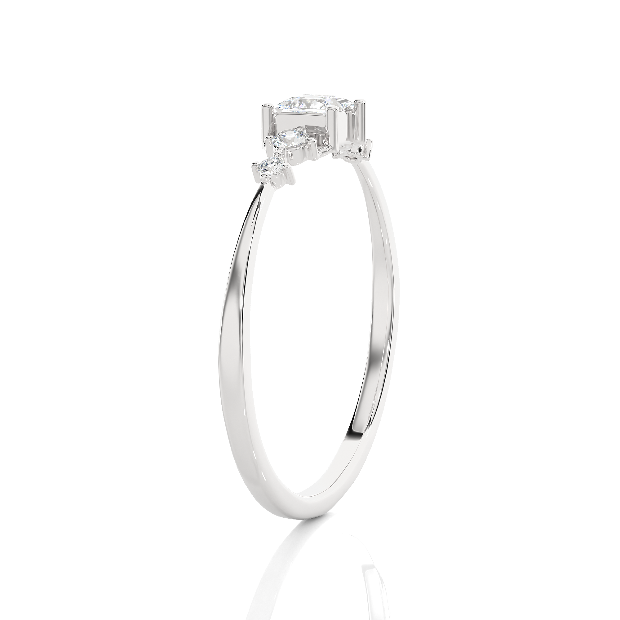 1/4 ctw Round Lab Grown Diamond Ring