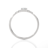 1/4 ctw Round Lab Grown Diamond Ring