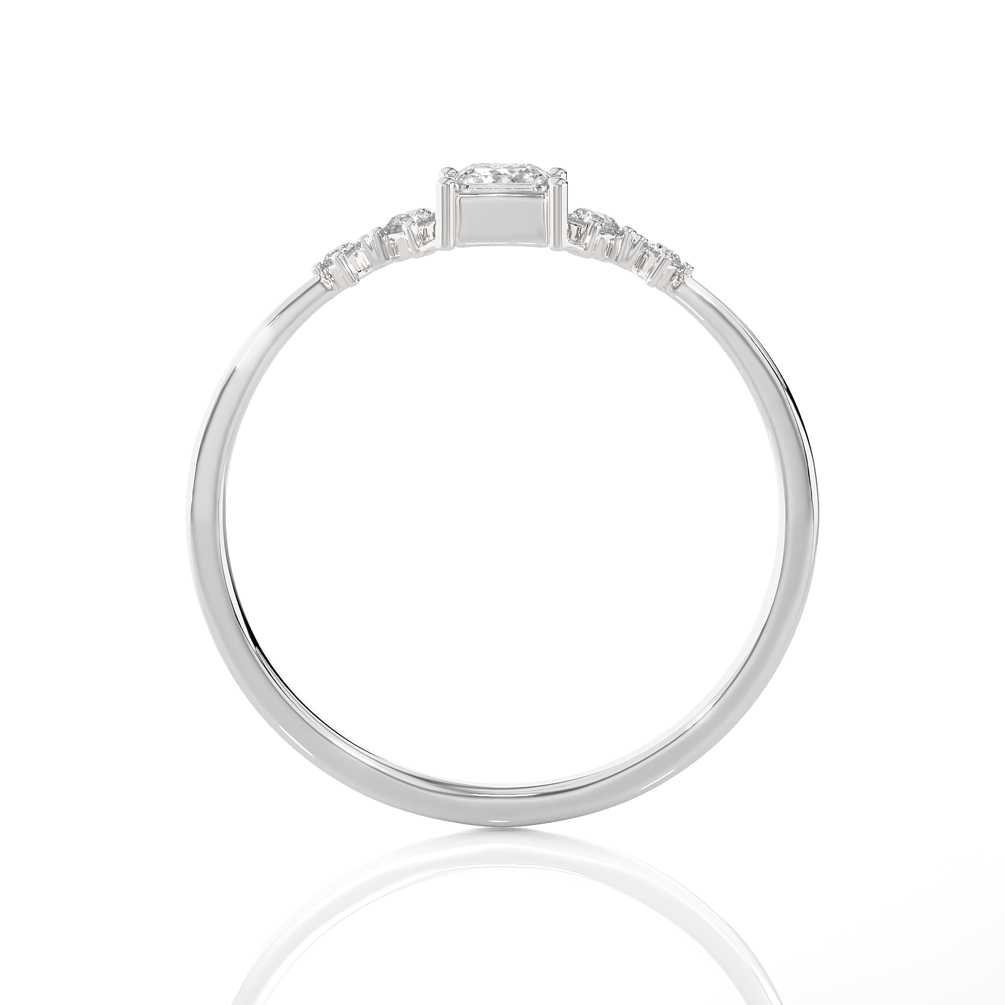 1/4 ctw Round Lab Grown Diamond Ring