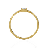 1/4 ctw Round Lab Grown Diamond Ring