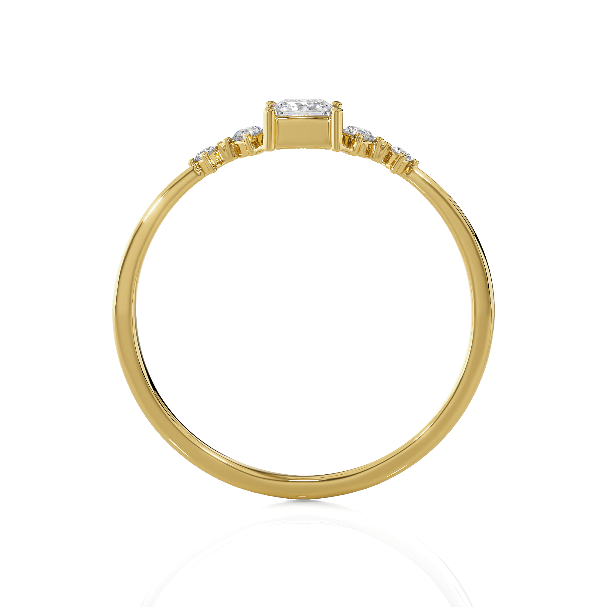 1/4 ctw Round Lab Grown Diamond Ring