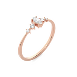 1/5 ctw Round Lab Grown Diamond Ring