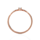 1/5 ctw Round Lab Grown Diamond Ring