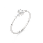 1/5 ctw Round Lab Grown Diamond Ring