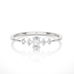 1/5 ctw Round Lab Grown Diamond Ring
