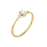 1/5 ctw Round Lab Grown Diamond Ring