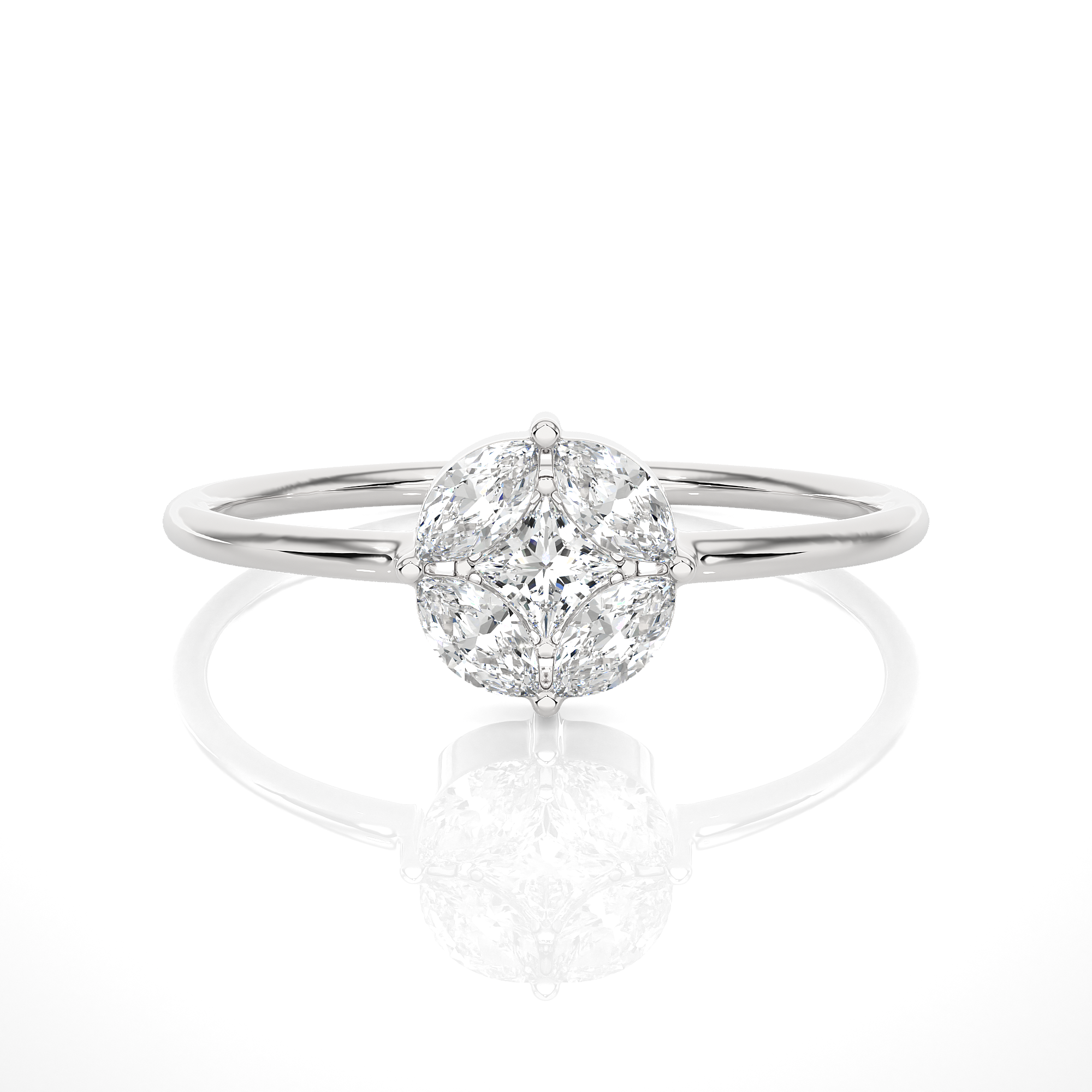 1/2 ctw Round Lab Grown Diamond Ring