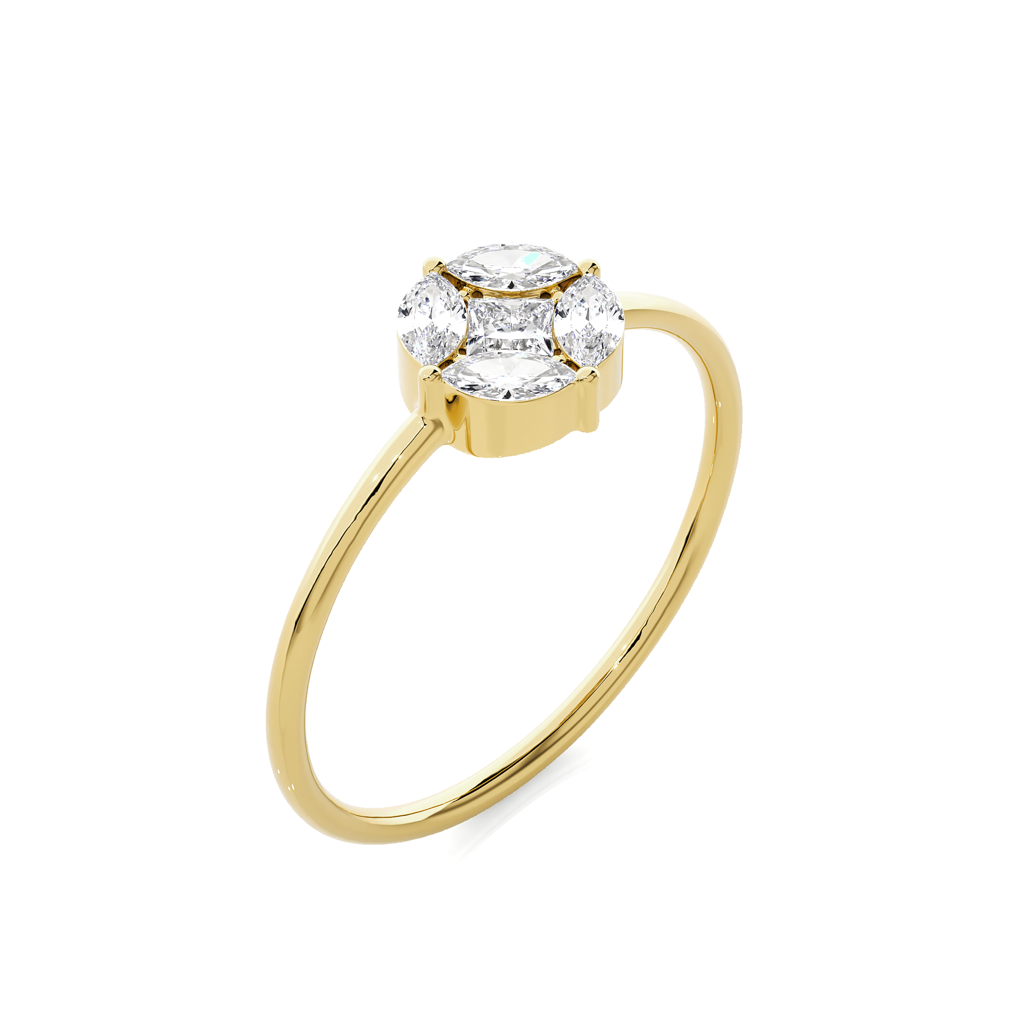 1/2 ctw Round Lab Grown Diamond Ring