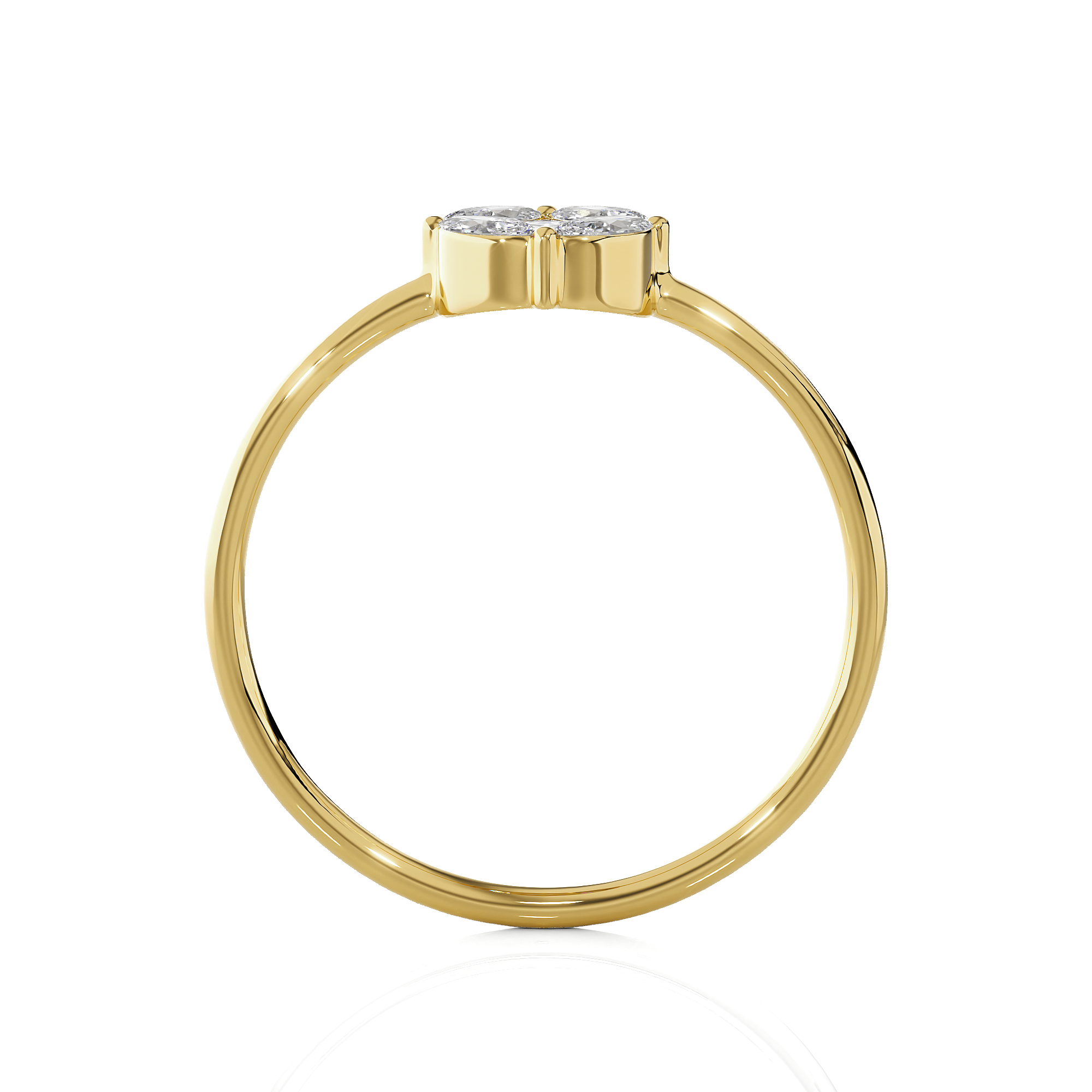 1/2 ctw Round Lab Grown Diamond Ring
