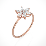 5/8 ctw Round Lab Grown Diamond Ring