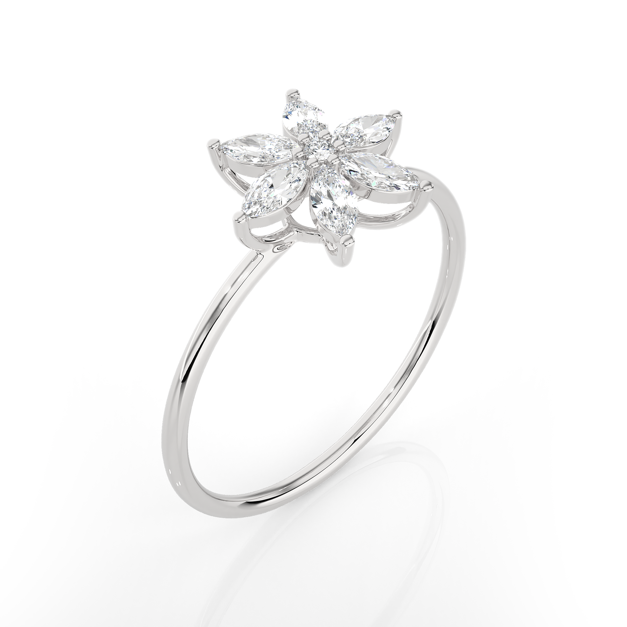 5/8 ctw Round Lab Grown Diamond Ring