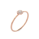 1/15 ctw Round Lab Grown Diamond Ring