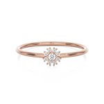 1/15 ctw Round Lab Grown Diamond Ring