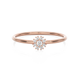 1/15 ctw Round Lab Grown Diamond Ring