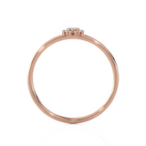1/15 ctw Round Lab Grown Diamond Ring