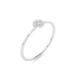 1/15 ctw Round Lab Grown Diamond Ring