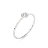 1/15 ctw Round Lab Grown Diamond Ring