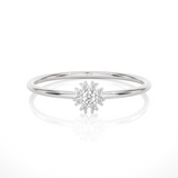 1/15 ctw Round Lab Grown Diamond Ring