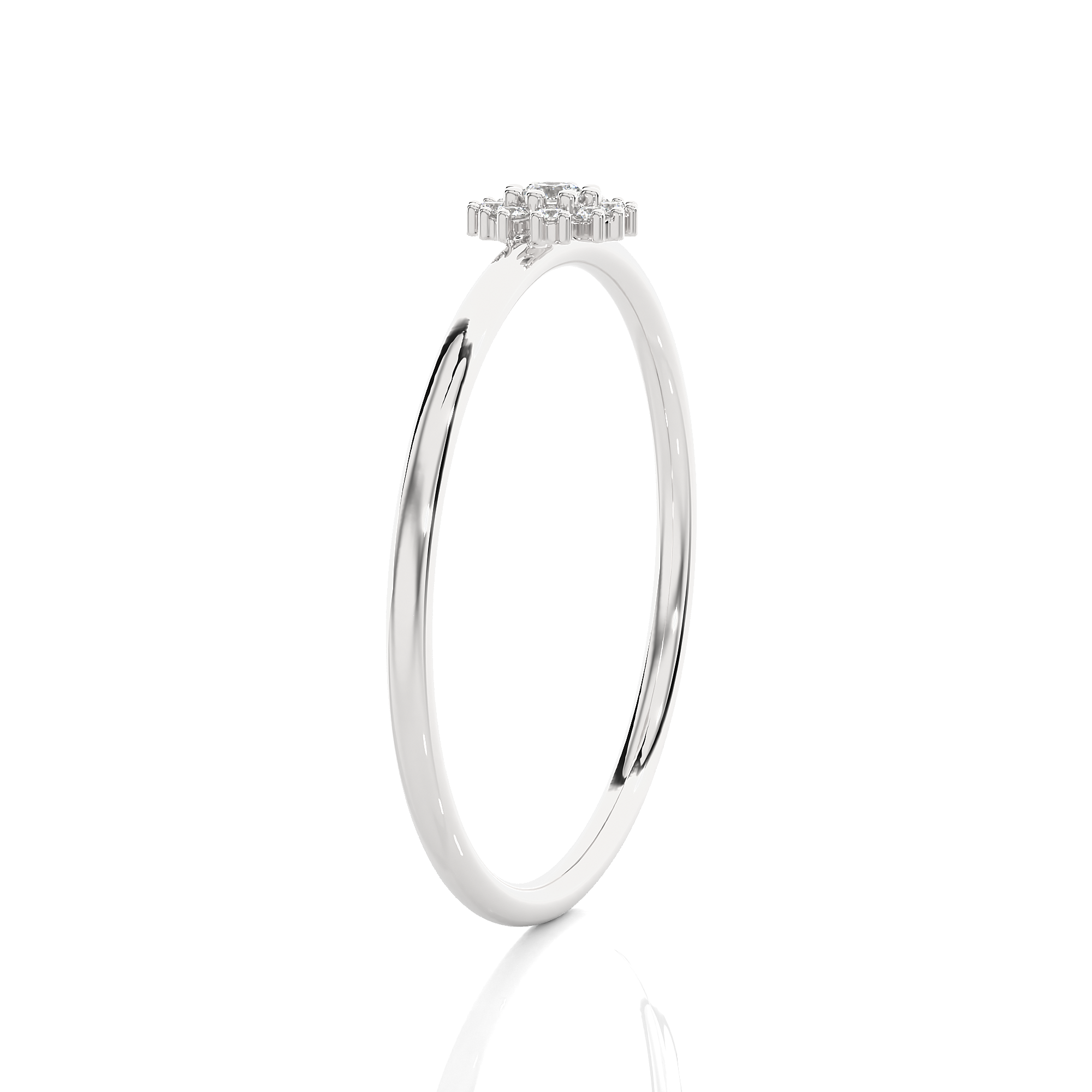 1/15 ctw Round Lab Grown Diamond Ring