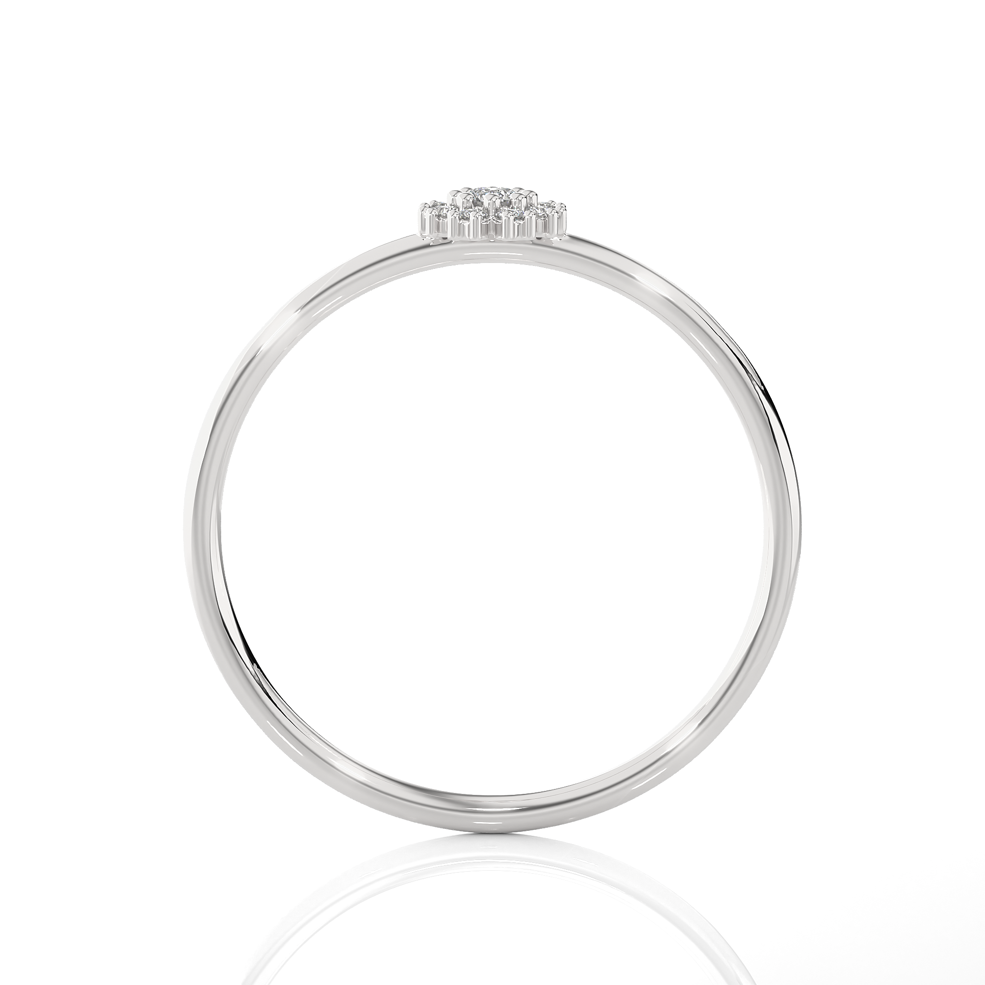1/15 ctw Round Lab Grown Diamond Ring