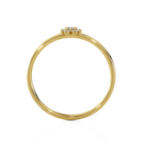 1/15 ctw Round Lab Grown Diamond Ring