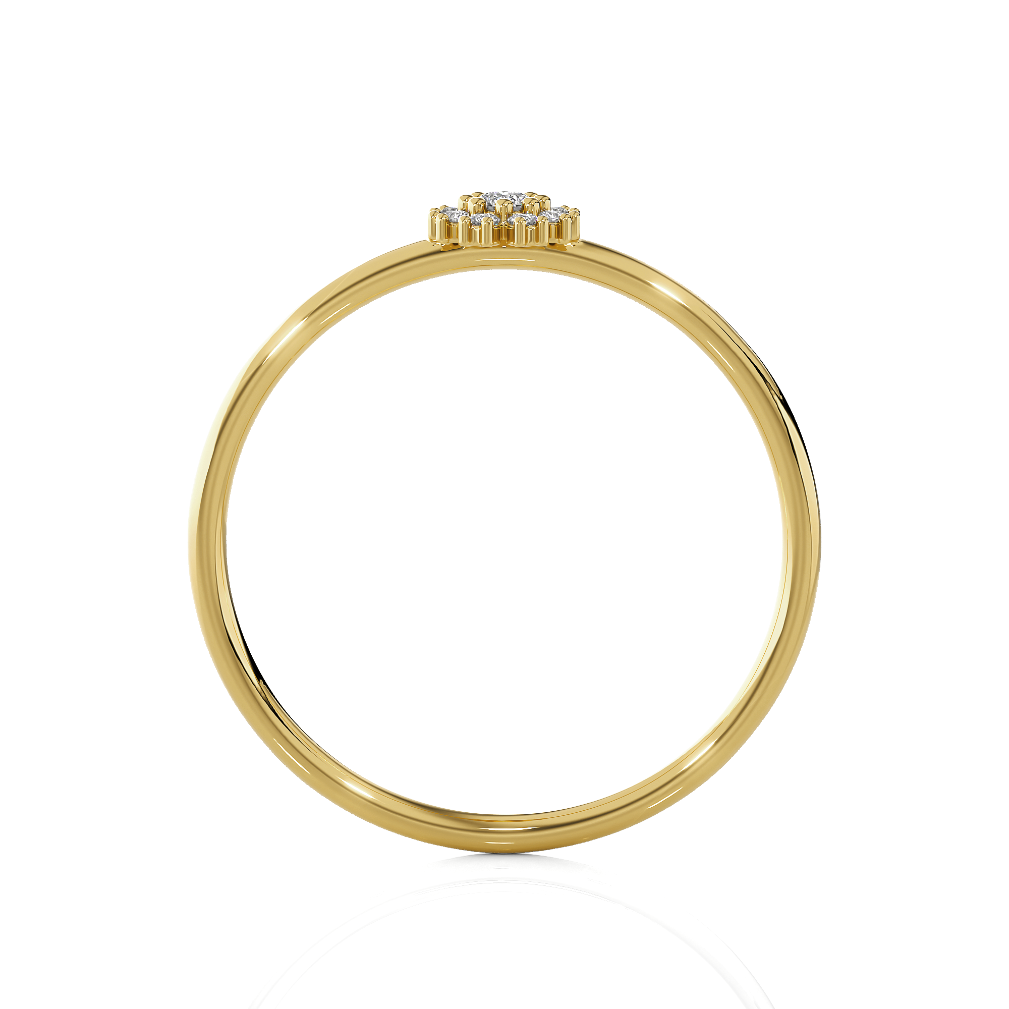 1/15 ctw Round Lab Grown Diamond Ring