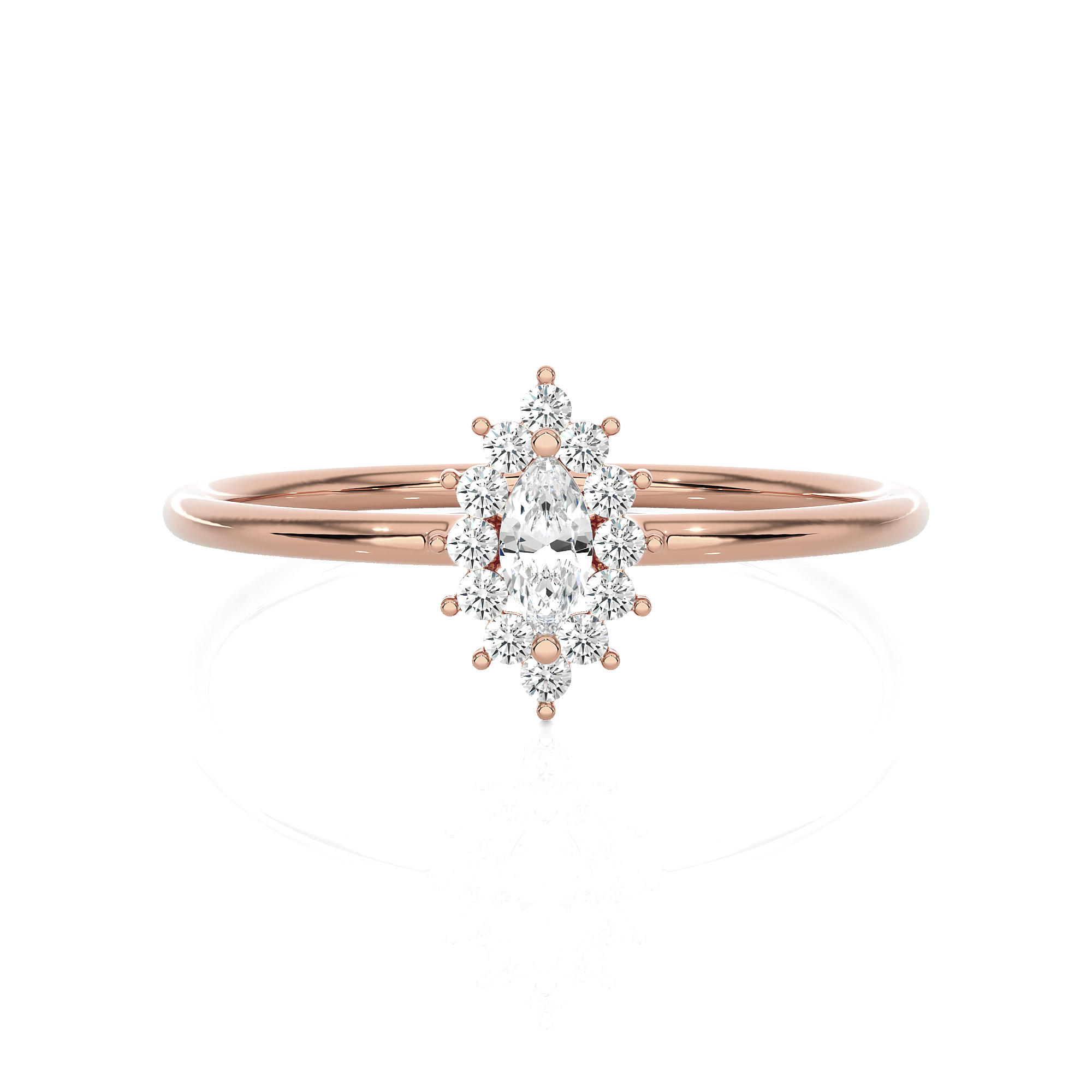 1/4 ctw Round Lab Grown Diamond Ring