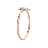 1/4 ctw Round Lab Grown Diamond Ring