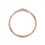 1/4 ctw Round Lab Grown Diamond Ring