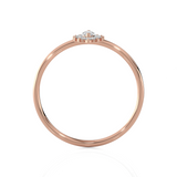 1/4 ctw Round Lab Grown Diamond Ring