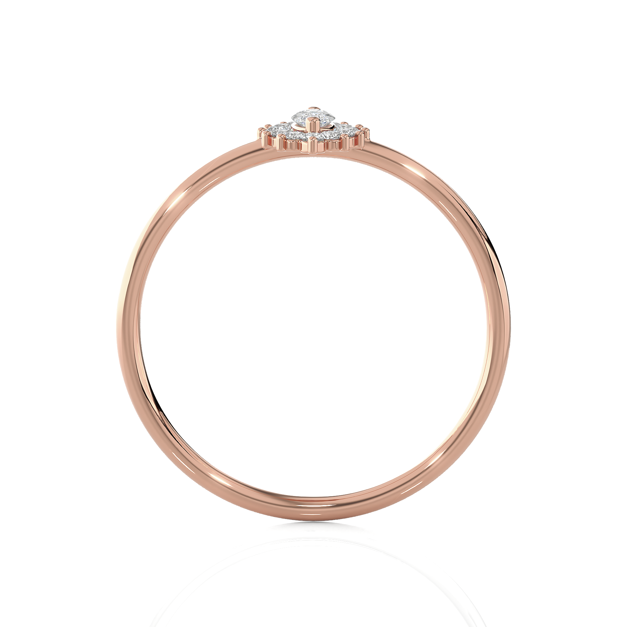 1/4 ctw Round Lab Grown Diamond Ring