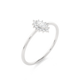 1/4 ctw Round Lab Grown Diamond Ring